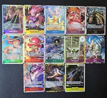Bandai Card - One Piece TCG - Lotto 13 Carte SPECIAL (SP), Nieuw