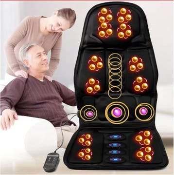 Massage Stoelkussen met Warmte – Auto en Thuis Massager, Huis en Inrichting, Woonaccessoires | Kussens, Verzenden, Nieuw
