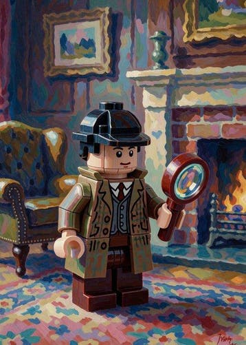 ssick lab - [XL MATTE PAPER] Baker Street Investigator, Nieuw