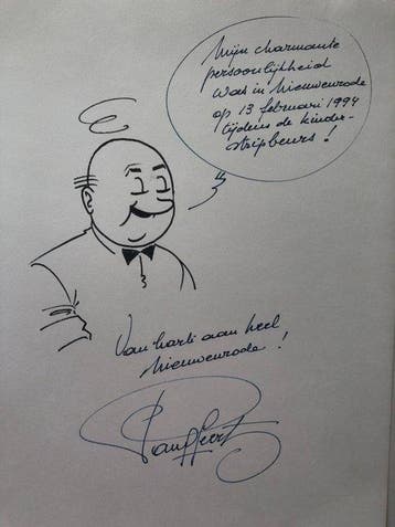 Paul Geerts - 1 Original drawing - Suske en Wiske - Lambik -, Nieuw