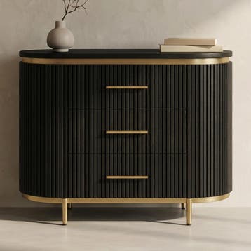 *WOONWINKEL* Tower Living Rivello Ladenkast Ovaal Met Messin, Verzenden, Nieuw