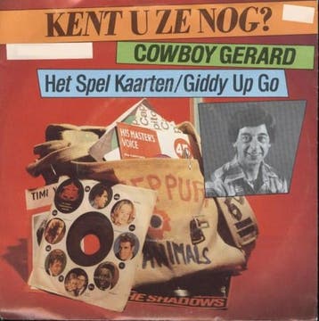vinyl single 7 inch - Cowboy Gerard - Het Spel Kaarten /..., Cd's en Dvd's, Verzenden, Zo goed als nieuw, 7 inch, Nederlandstalig
