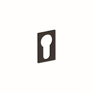 Cilinderrozet Shuffle minimal 2mm vierkant - zwart, Verzenden, Nieuw