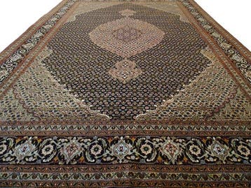 Tabriz Mahi met Zijde - Gereinigd - Vloerkleed - 300 cm -, Nieuw