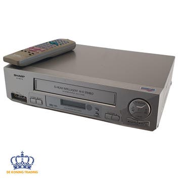 Sharp VC-MH770SM | VHS Videorecorder | VHS Speler | Video, Verzenden, Gebruikt, VHS-speler of -recorder