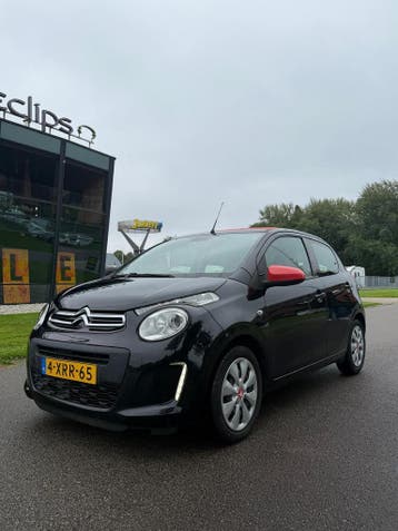 Citroën C1 1.0 E-vti 68 5-DRS 2014 Zwart, Voorwielaandrijving, Euro 5, Stof, Gebruikt