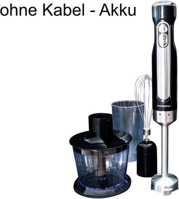Staafmixer set - 3 in 1 - met Hakmolen / Klopper / Garde / B, Verzenden, Zo goed als nieuw