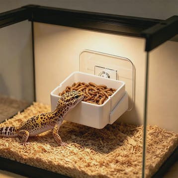 Wandmontage Voerbak voor Reptielen - Veilig en Praktisch, Dieren en Toebehoren
