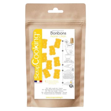 ScrapCooking Mix voor Snoep Citroen 100g, Verzenden, Nieuw