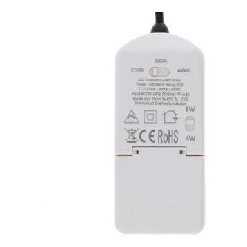 LED Inbouwspot Varda Slim-Fit 4W/6W Zwart | Dimbaar | IP6..., Ophalen of Verzenden, Nieuw