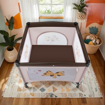 Baby box Tommy Junior 105x105x78cm - bruin, Kinderen en Baby's, Verzenden, Nieuw
