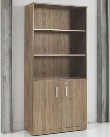 Nieuw Halfopen Houten Kast Robson Eiken 200x90x42cm HHV, Ophalen of Verzenden, Nieuw