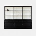 123Kast - Buffetkast Miami Beach - 240x53x218H cm - 3 vitrin, Verzenden, Nieuw