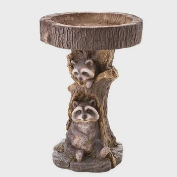 Antiek Vogelbad met Uilen Design - Decoratieve Tuinfontein v, Tuin en Terras, Verzenden, Nieuw