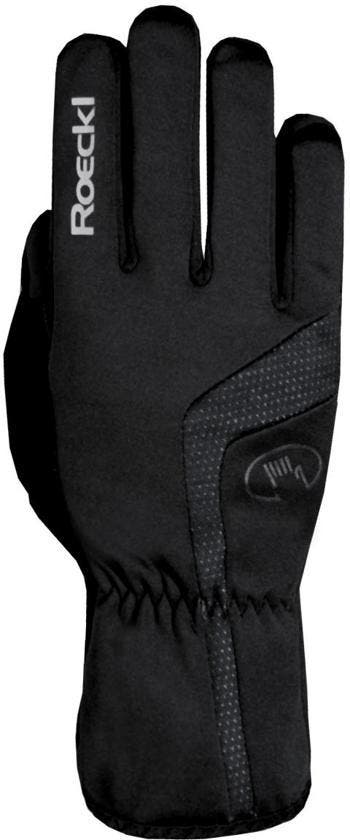 Roeckl Reinbek - Fietshandschoenen - Unisex - Zwart - Maat 8, Verzenden, Nieuw