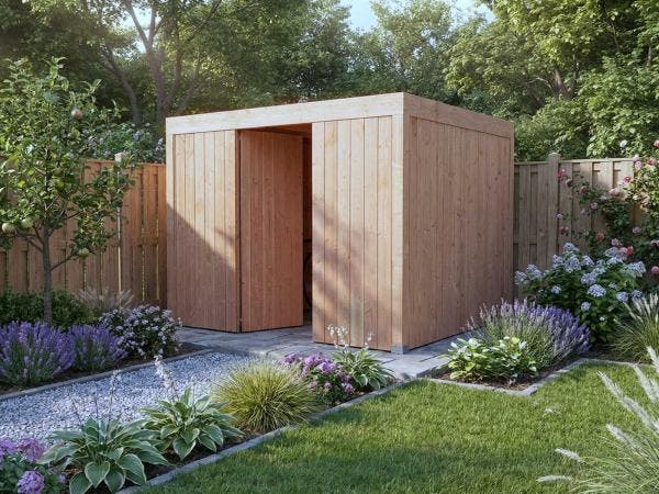 Veiling - Vrijstaande berging 350x400x244 cm, Tuin en Terras, Tuinhuizen
