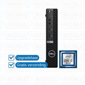 Dell OptiPlex 3080 Mini | i3-10300T | 8GB | 256GB NVMe, Gebruikt, 2 tot 3 Ghz, 8 GB, Ophalen of Verzenden