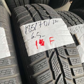 2 x Master Steel 185-70-14 Winterbanden 6,5mm, Auto-onderdelen, Banden en Velgen, 14 inch, Gebruikt, Band(en), Personenwagen