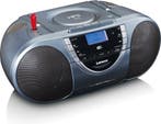 Draagbare radio - Boombox - CD Speler - Grijs - Lenco - SCD-, Audio, Tv en Foto, Verzenden, Zo goed als nieuw
