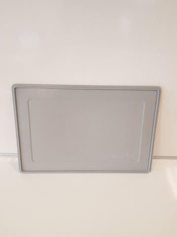 Oplegdeksel, 600x400 mm, euronorm, grijs pp, nieuw, Doe-het-zelf en Verbouw, 40 tot 60 cm, Overige typen, 50 tot 75 cm, Nieuw