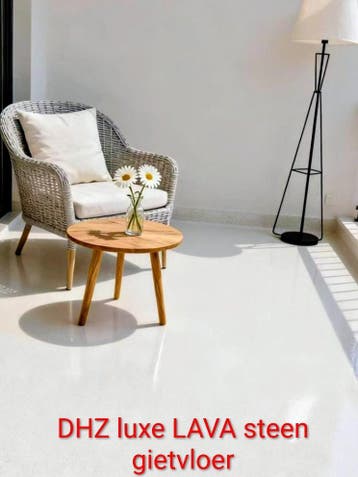Lavasteen 2K gietvloer - Gietcoating - PVC  Laminaat Egaline, Kunststof, Nieuw, Ophalen of Verzenden, 10 m² of meer