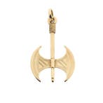 Gouden hanger van een labrys. (Hanger of bedel), Ophalen of Verzenden, Gebruikt, Goud, Overige merken