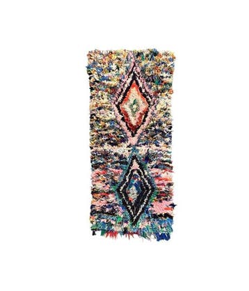 Tapis berbère marocain Boucherouite vintage - Vloerkleed -, Nieuw