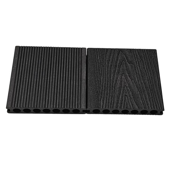 Composiet Vlonderplank Donker Grijs 2,3 X 14,8 Cm Houtnerf /, Tuin en Terras, Terrasdelen en Vlonders