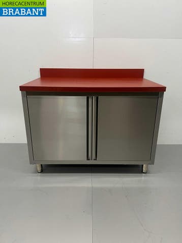 HCB RVS Polyethylene PE Werkkast Kast Snijtafel 2 klapdeuren, Ophalen of Verzenden, Nieuw in verpakking