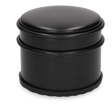 Deurstopper | 8 cm x Ø 10 cm (Staal, Rubber, Zwart), Verzenden, Nieuw