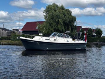 Vedette Cantia 31 te koop bij Prins van Oranje te Heeg, Watersport en Boten, Gebruikt, Diesel, Polyester, Afdekzeil