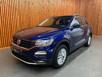 Volkswagen T-Roc 1.5 TSI Style 7-DSG Automaat Navigatie Nr44, Stof, Gebruikt, Regensensor, Blauw