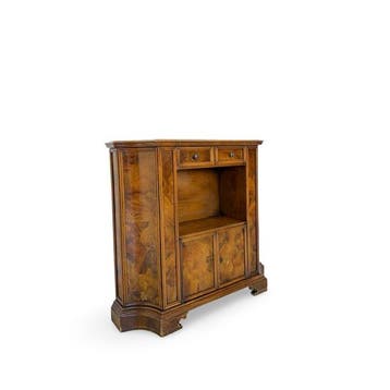Wandtafel - Hout, Messing, Wortelnotenhout