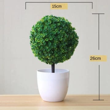 Kunst Bonsai Boom - Planten Nep Plant Plastic Decoratie, Huis en Inrichting, Woonaccessoires | Kunstplanten en Kunstbloemen, Verzenden