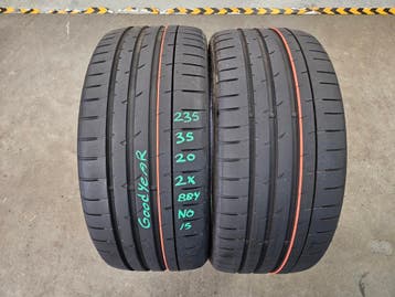 235/35/20 88Y NO GOODYEAR ZOMERBANDEN 6,6MM PROFIEL 2X, Ophalen, Gebruikt, 235 mm, Band(en)