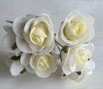 Foamroos midi creme 3 cm doos 84 stuks iets roest aan, Ophalen of Verzenden, Nieuw
