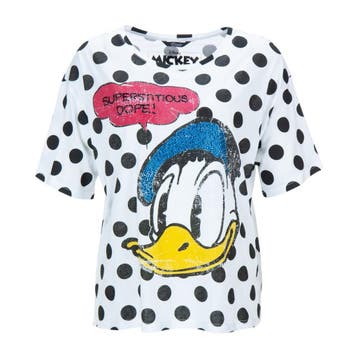 Princess goes Hollywood • t-shirt Donald • 36, Kleding | Dames, Princess goes Hollywood, Verzenden, Wit, Nieuw