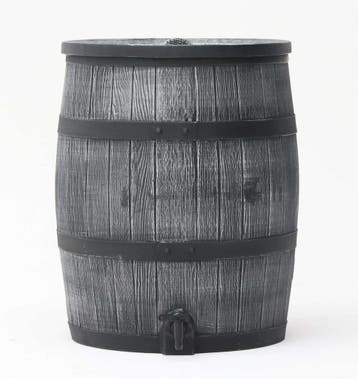 Houten regenton 50 liter Wineman greywash, Nieuw