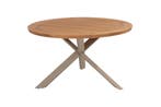 Taste Prado ronde tuintafel Ø130 cm. - latte, Tuin en Terras, Tuintafels, Verzenden, Nieuw, Rond, Hout