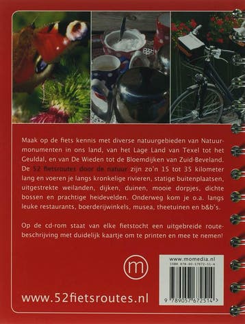 52 fietsroutes door de natuur 9789057672514 N. Bertollo, Verzenden, Gelezen, N. Bertollo