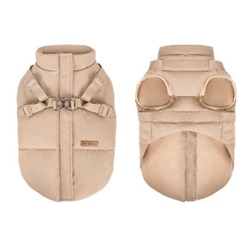 Warme  Hondenjas Beige 2.0 model (Jassen, Hondenkleding), Ophalen of Verzenden, Nieuw, Hondenjas