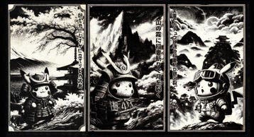 Æ (XX-XXI) - (Set of 3) Pikachu Bushid – The Celestial, Nieuw