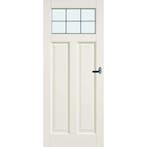 Cando binnendeur Cardiff 83x201,5 (Wit, Stomp, Glas in lood), 80 tot 100 cm, Binnendeur, Nieuw, Ophalen of Verzenden