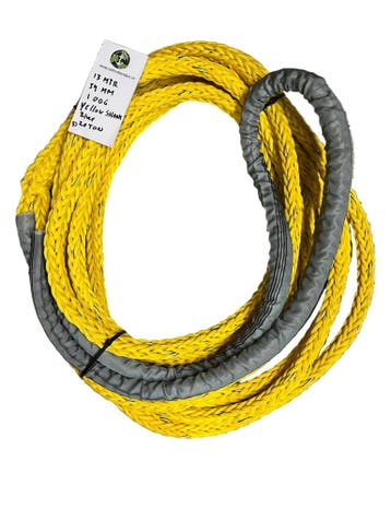 Yellow-Shark Blue Touw 13MTR 32MM 1 Oog 20Ton  Meerlijn /..., Watersport en Boten, Verzenden, Nieuw, Lijn of Blok