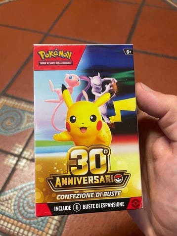 Pokémon - 6 Booster bundle - 30° Anniversario Confezione di, Nieuw