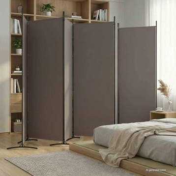 vidaXL Kamerscherm met 6 panelen 520x180 cm stof, Verzenden, Nieuw