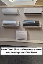 Airco monteur/installatie,split Airco unit inclusief montage, Afstandsbediening, Nieuw, 3 snelheden of meer, 100 m³ of groter