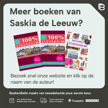 100% Stockholm / 100% stedengidsen - Saskia de Leeuw, Boeken, Verzenden, Zo goed als nieuw, Saskia de Leeuw