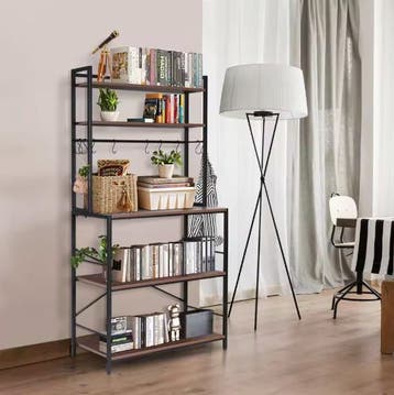 Vrijstaand Keukenrek 5 Lagen – Metaal & Hout, 165 cm Hoog, Verzenden, Nieuw