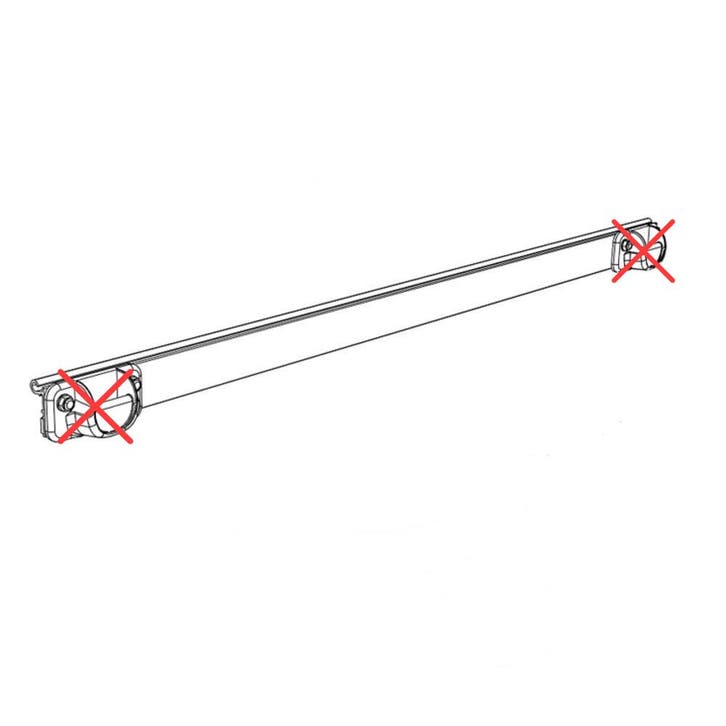 Thule Mounting Rail voor Caravan Rail, Caravans en Kamperen, Kampeeraccessoires, Nieuw, Ophalen of Verzenden